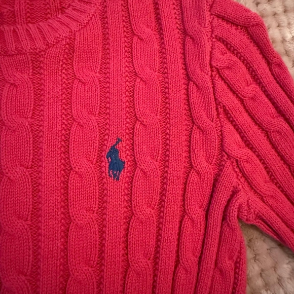 Polo Ralph Lauren KidsEmbroidered cable-knit cotton sweater - Picture 5 of 7